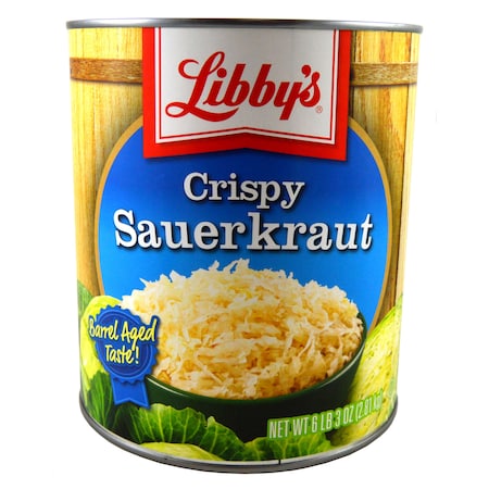 Libbys Sauerkraut Libby Fancy 99 oz., PK6 F003710094628